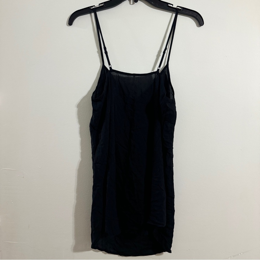 Black Spaghetti Strap Tanktop